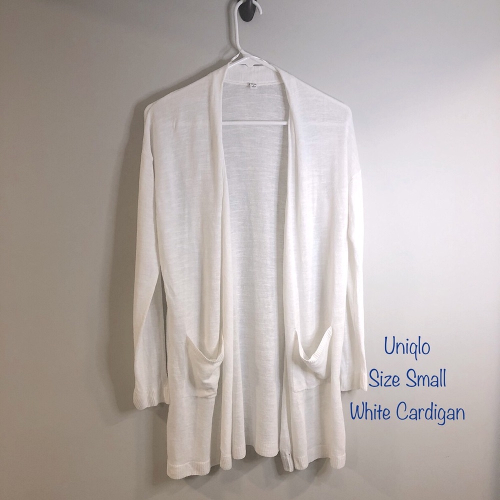White Cardigan, Summer UNIQLO